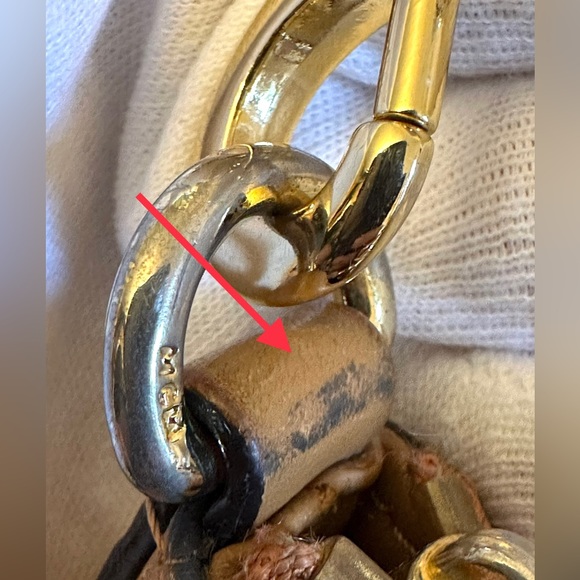 MCM Visetos LARGE with Strap Essentials Shopper Two way Tote Cognac - Picture 6 of 15